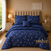 7pc Cotton Comforter Set - Blue Dunes