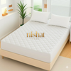 Quilted Mattress Protector - White